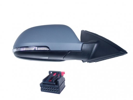 Retrovisor derecho eléctrico, térmico, abatible imprimado + cortesía + piloto SKODA SUPERB  pour SKODA SUPERB  Retrovisor derecho eléctrico, térmico, abatible imprimado + cortesía + piloto SKODA SUPERB  pour SKODA SUPERB
