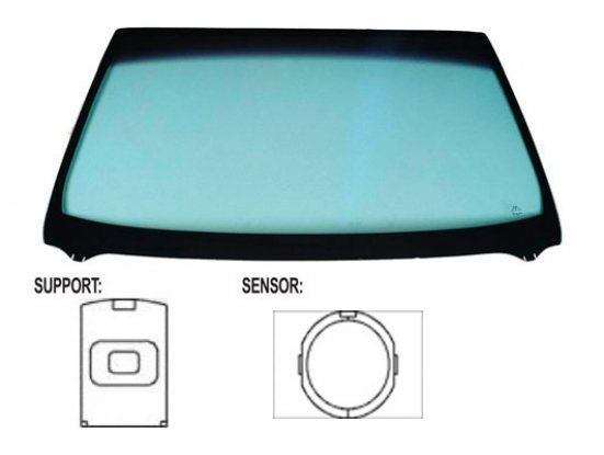 Acceder a la pieza Parabrisas verde acústico + sensor