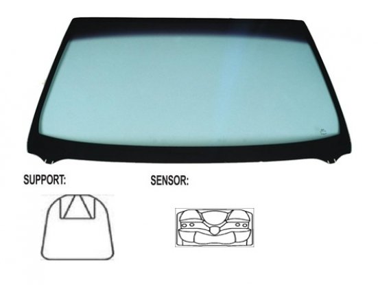 Acceder a la pieza Parabrisas tintado verde + sensor 