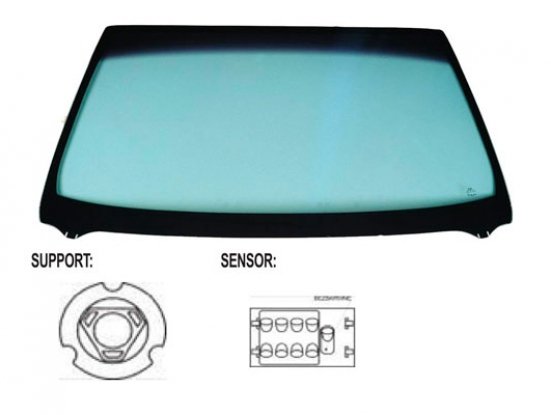 Parabrisas tintado verde control solar + sensor 4 puertas familiar BMW SERIE 5  pour BMW SERIE 5 Parabrisas tintado verde control solar + sensor 4 puertas familiar BMW SERIE 5  pour BMW SERIE 5