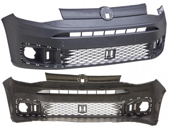 Acceder a la pieza Parachoques delantero negro