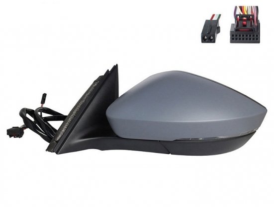Acceder a la pieza Retrovisor derecho eléctrico, térmico imprimado + piloto LED