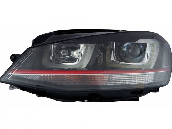 Acceder a la pieza Faro izquierdo eléctrico + luz de día + motor, LED y Xenon (Negro) (Variant)