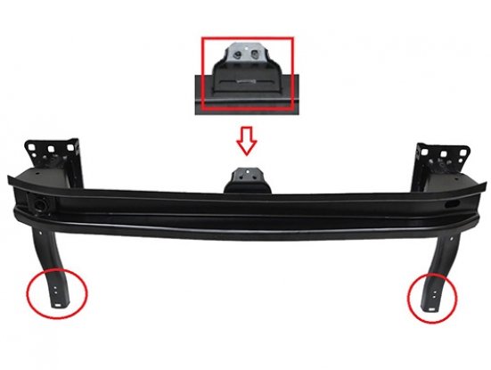 Acceder a la pieza Traviesa parachoques delantero