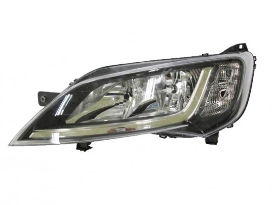 Acceder a la pieza Faro eléctrico izquierdo negro con luz de día H7 + H7 [Motor] 