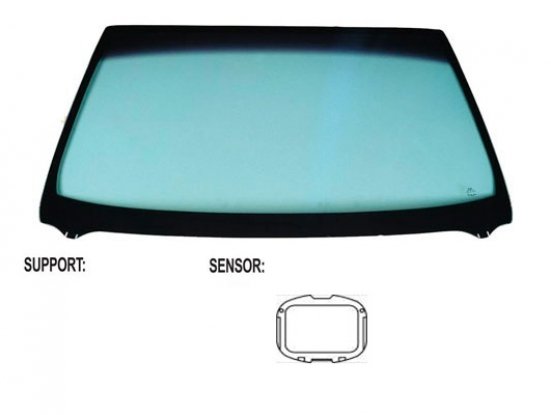 Acceder a la pieza Parabrisas tintado verde acústico + sensor