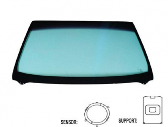 Acceder a la pieza Parabrisas tintado verde control solar