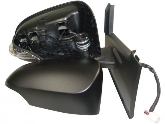 Retrovisor derecho eléctrico imprimado, convexo, térmico, abatible + intermitente 5ptas TOYOTA-YARIS  pour TOYOTA YARIS   pour TOYOTA YARIS