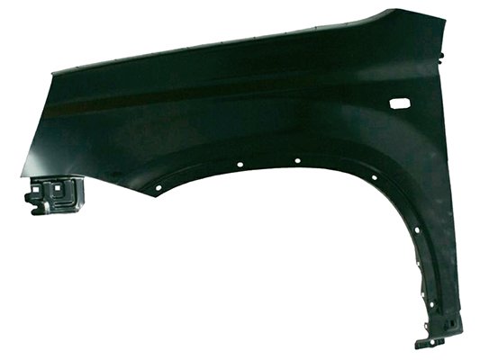 Acceder a la pieza Aleta delantera izquierda con agujero piloto