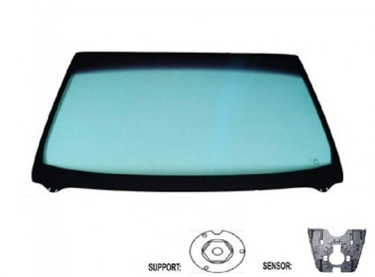 Acceder a la pieza Parabrisas tintado verde acústico con sensor 