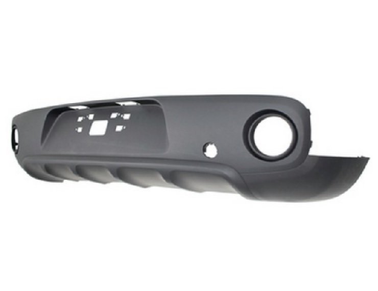 Acceder a la pieza Parachoques trasero inferior negro