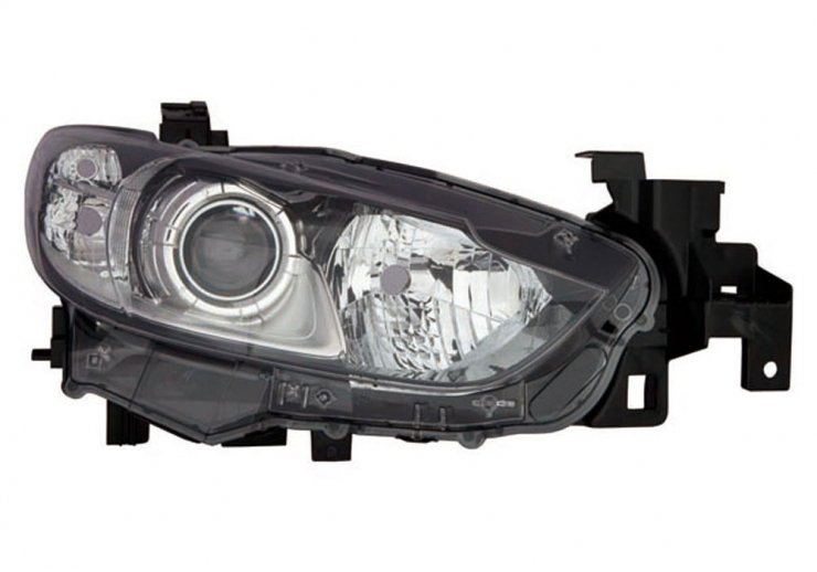 Faro eléctrico derecho negro H11 + H15 pour MAZDA 6  pour MAZDA 6