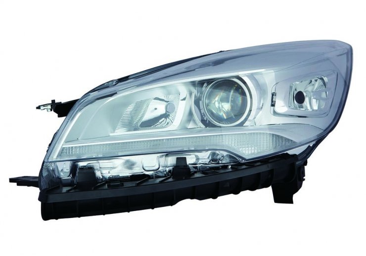 Acceder a la pieza Faro eléctrico izquierdo cromado con motor LED