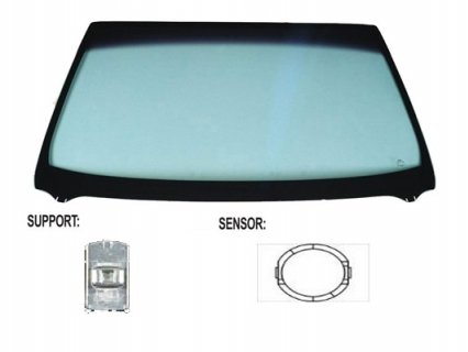 Acceder a la pieza Parabrisas tintado verde control solar + sensor