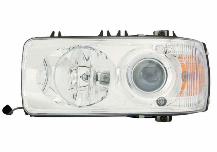 Faro delantero derecho manual y electrico D2S + H1 (Xenón - 24V) pour DAF XF 105  pour DAF XF 105