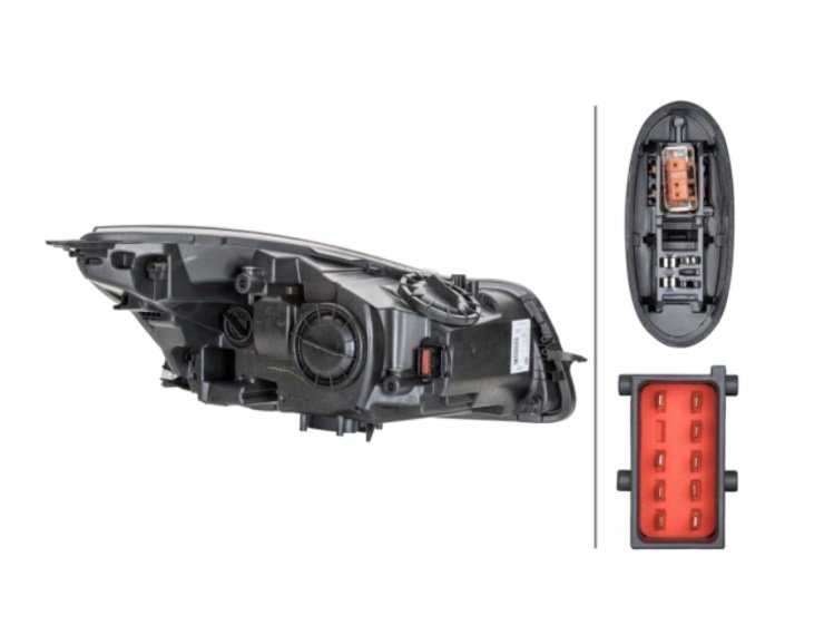 Faro izquierdo Bi-Xenon D1S + H11 (Hella)  OPEL-INSIGNIA  pour OPEL INSIGNIA   pour OPEL INSIGNIA