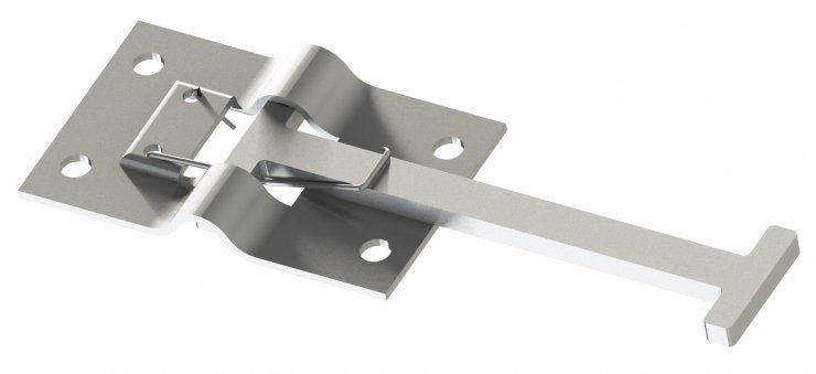 Acceder a la pieza Sujetapuertas macho 65x40 (acero inoxidable)