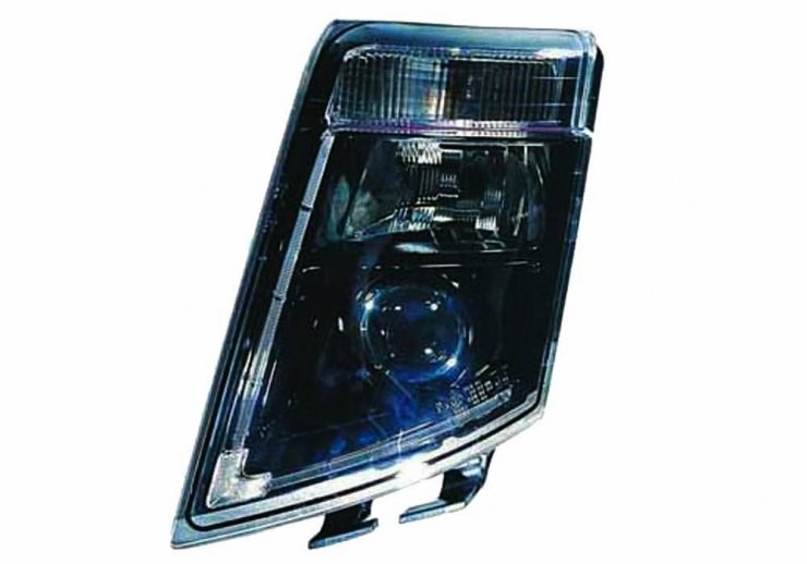 Acceder a la pieza Faro manual izquierdo con luz de día, negro, Xenon y LED H7 + D2S