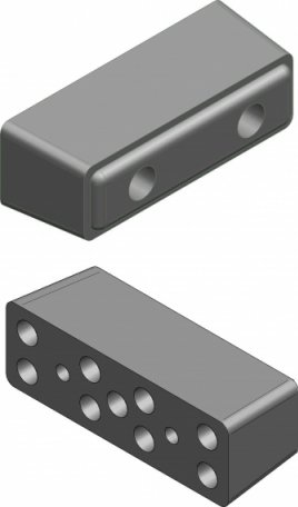 Acceder a la pieza Tope de goma 245x80x90