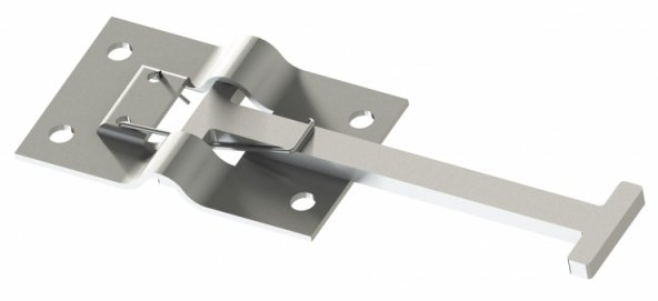 Acceder a la pieza Sujetapuertas macho 65x40 (acero inoxidable)