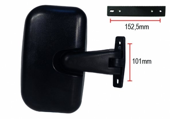 Acceder a la pieza Retrovisor exterior reversible convexo (Clase V) Acceder a la pieza Retrovisor exterior reversible convexo (Clase V)