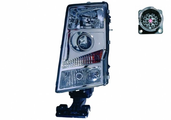 Acceder a la pieza Faro delantero derecho eléctrico H7 + H7 + H7 + H7 (Redondo - 24V)