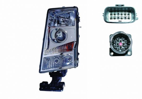 Acceder a la pieza Faro delantero derecho manual H7 + H7 + H7 + H7 (2 conectores)