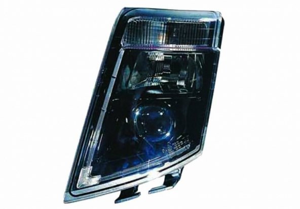 Acceder a la pieza Faro manual izquierdo con luz de día, negro, Xenon y LED H7 + D2S