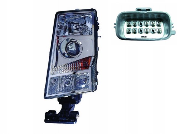 Acceder a la pieza Faro delantero izquierdo manual H7 + H7 + H7 + D2S (Rectangular - 24V)