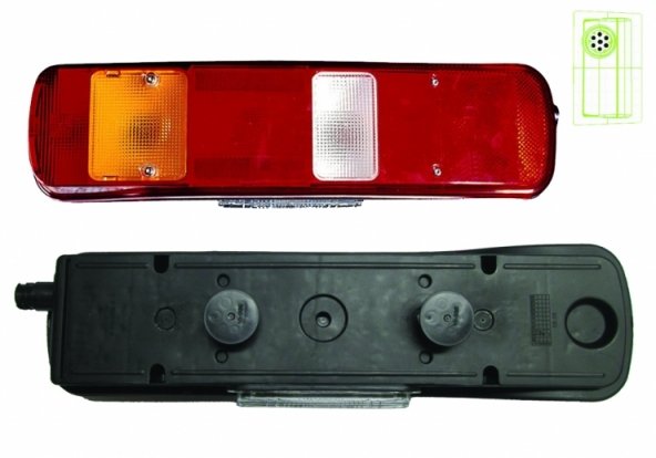 Acceder a la pieza Piloto trasero derecho + alarma Acceder a la pieza Piloto trasero derecho + alarma