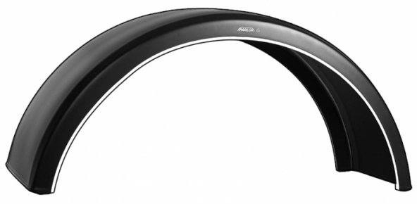 Acceder a la pieza Guardabarros redondo PARLOK PE-HD 670X2090X1340