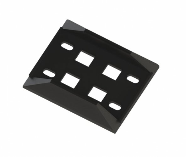 Acceder a la pieza Base de puerta plástico 65x40