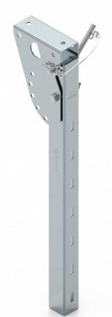 Acceder a la pieza Soporte abatible antiempotramiento lateral cincado con pasador