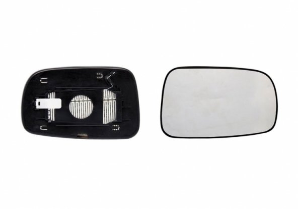 Acceder a la pieza Cristal + soporte convexo derecho