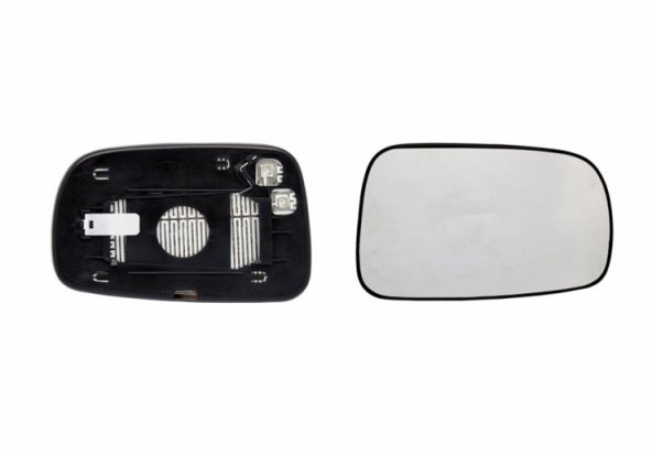 Acceder a la pieza Cristal + soporte derecho convexo y térmico (2 pines)