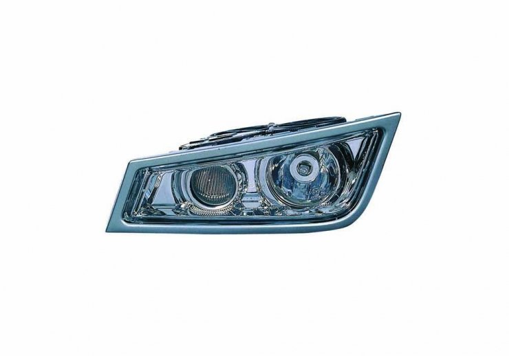 Acceder a la pieza Proyector antinieblas izquierdo cromado H3