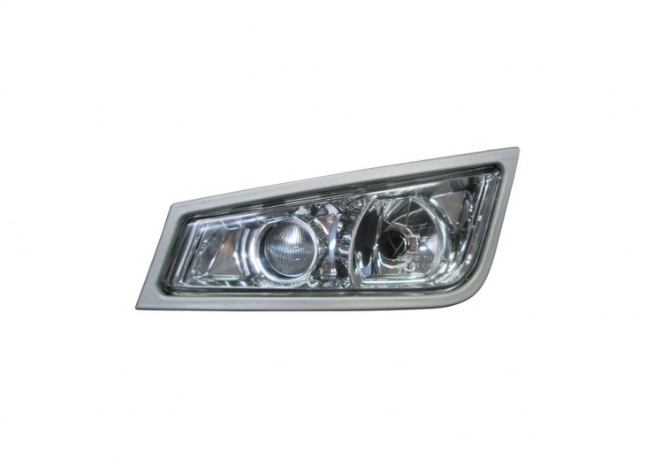 Acceder a la pieza Proyector antinieblas izquierdo cromado H3 + H7