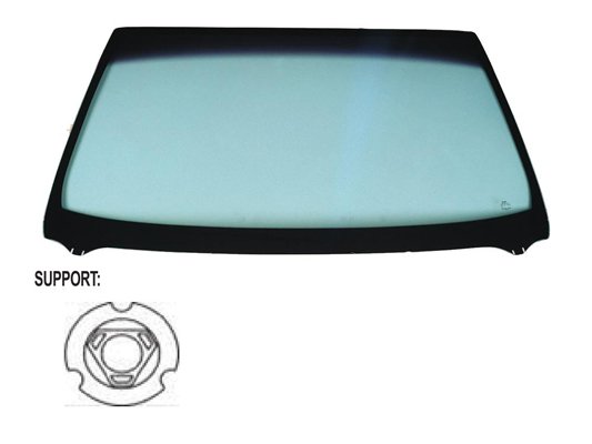 Acceder a la pieza Parabrisas tintado verde (44mm)