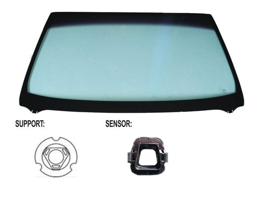 Acceder a la pieza Parabrisas tintado verde + sensor (44mm)