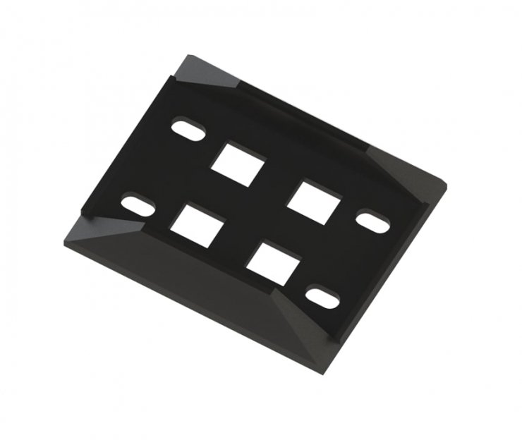 Acceder a la pieza Base de puerta plástico 65x40