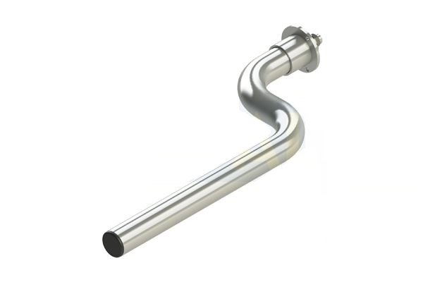 Acceder a la pieza Soporte guardabarros curvado con tornillo 665 x Ø42