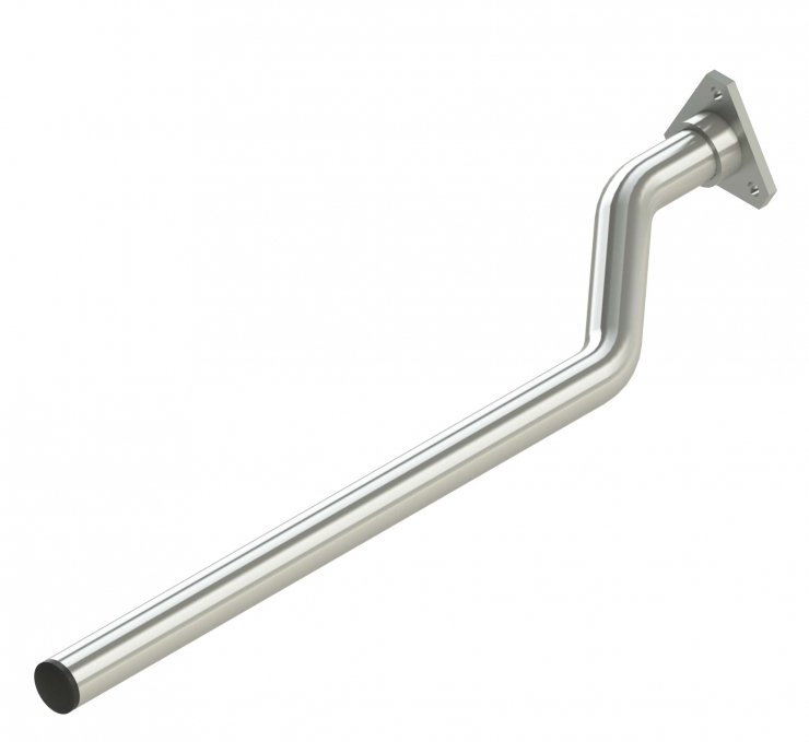 Acceder a la pieza Soporte guardabarros curvado 750 x Ø42