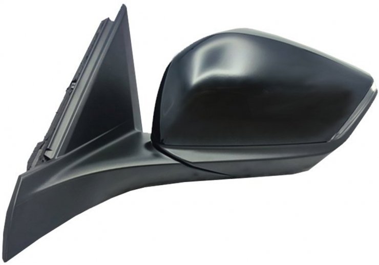 Retrovisor eléctrico izquierdo, convexo, térmico, abatible, con intermitente, con luz de cortesía y side (10 pines)  pour PEUGEOT 408  pour PEUGEOT 408