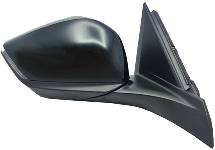 Retrovisor eléctrico derecho, convexo, térmico, abatible, con intermitente, con luz de cortesía, con side y sonda (12 pines)  pour PEUGEOT 408  pour PEUGEOT 408