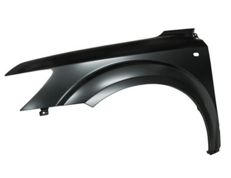 Acceder a la pieza Aleta delantera izquierda con agujero piloto