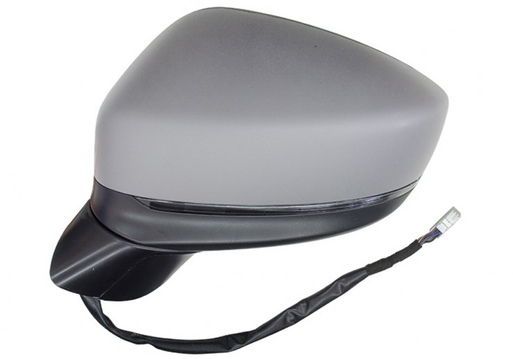 Acceder a la pieza Retrovisor eléctrico izquierdo, asférico, térmico, imprimado, con piloto intermitente LED (6 pines)