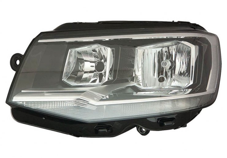 Faro izquierdo eléctrico H7 +H7 (motor)  VOLKSWAGEN-TRANSPORTER pour VOLKSWAGEN MULTIVAN  pour VOLKSWAGEN MULTIVAN