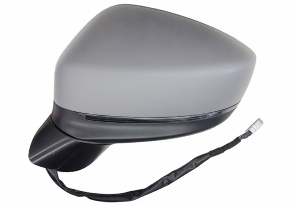 Acceder a la pieza Retrovisor eléctrico izquierdo, asférico, térmico, imprimado, con piloto intermitente LED (6 pines)