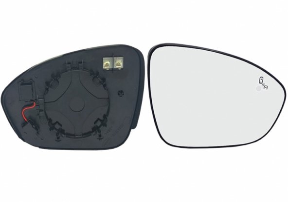 Acceder a la pieza Cristal + soporte derecho, térmico, convexo y side (2 pines)