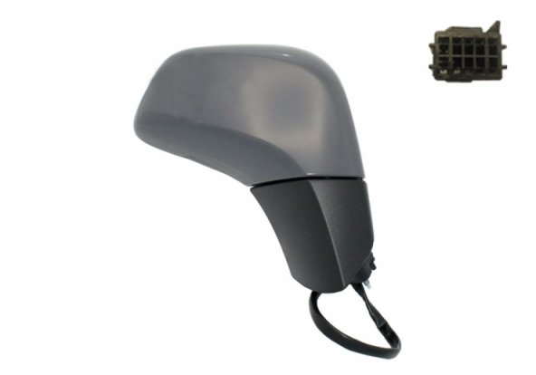 Acceder a la pieza Retrovisor eléctrico derecho, asférico, térmico, imprimado, base negra, abatible (7 pines)